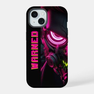 Warned in Neon: Bold  Trendy Phone Case/iPhone 15  iPhone 15 Case