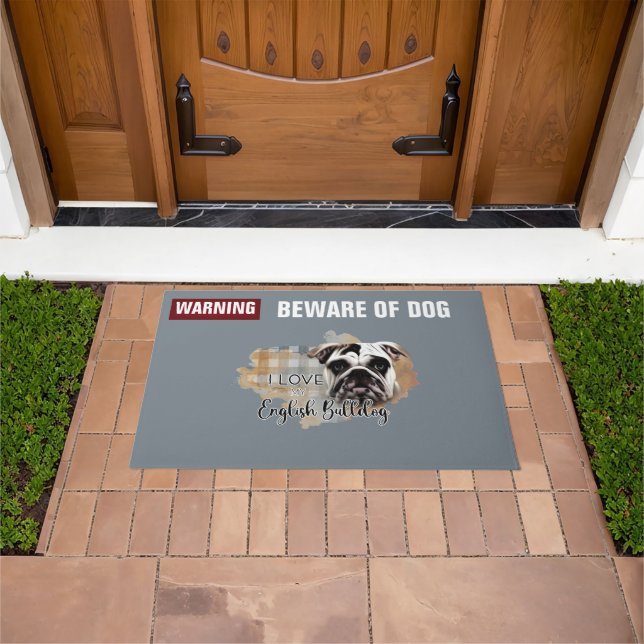 Warning -24" x 36" Door Mat (Outdoor)