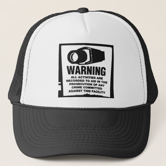 Warning #2 trucker hat (Front)