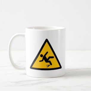 Warning Banana Peel Slippery Coffee Mug
