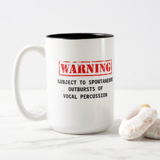Warning Beatboxer Coffee Mug