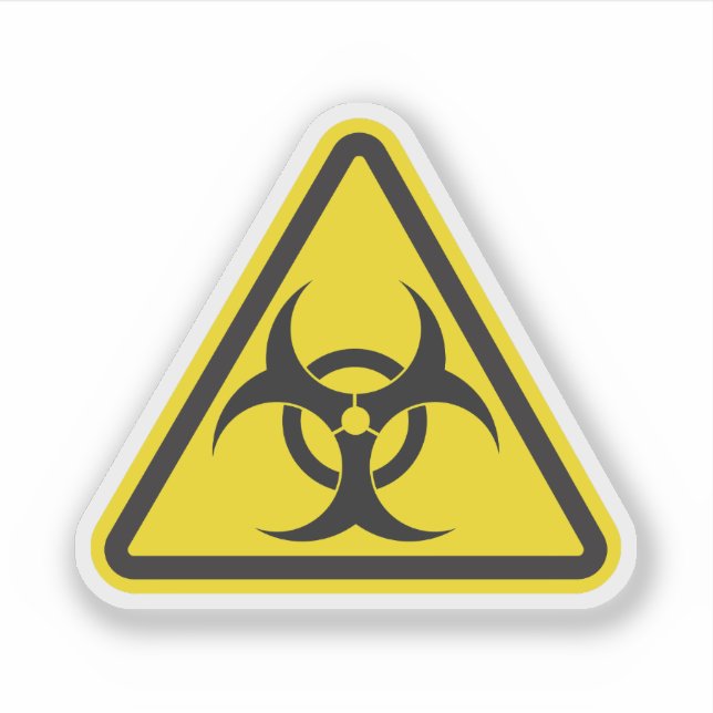 Warning Biohazard Sign (Front)