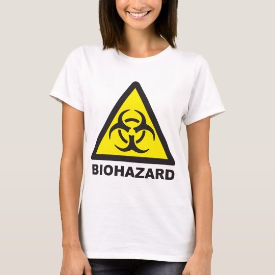 Warning Biohazard Sign T-Shirt