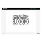 Warning: Blogging About This Later