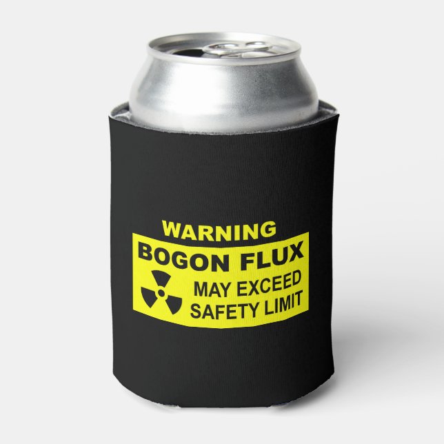 Warning: Bogon Flux Can Cooler (Can Front)