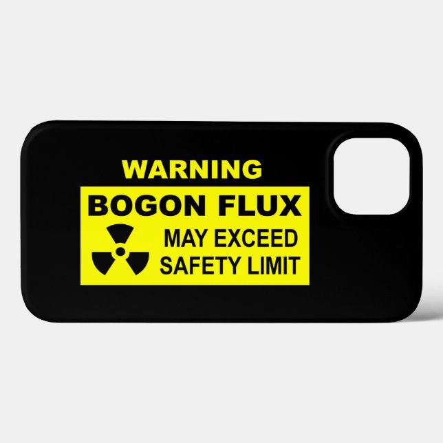 Warning: Bogon Flux Case-Mate iPhone Case (Back (Horizontal))
