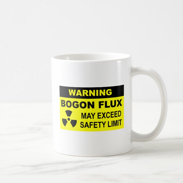 Warning: Bogon Flux Coffee Mug (Right)