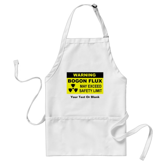 Warning: Bogon Flux Standard Apron (Front)