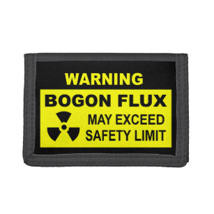 Warning: Bogon Flux Trifold Wallet