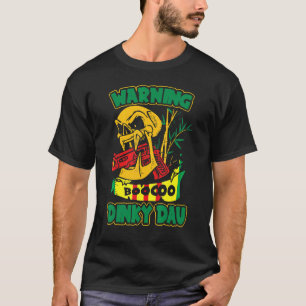 Warning Boocoo Dinky Dau Vietnam Veteran Vietnam V T-Shirt