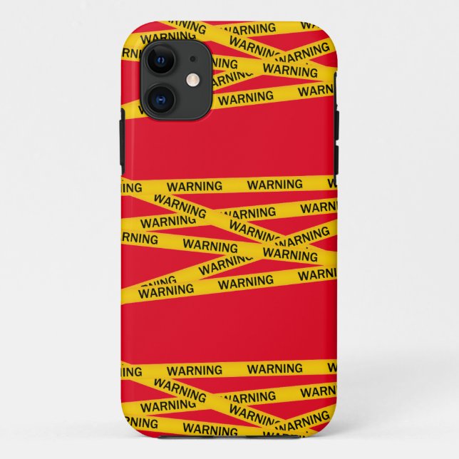 warning Case-Mate iPhone case (Back)