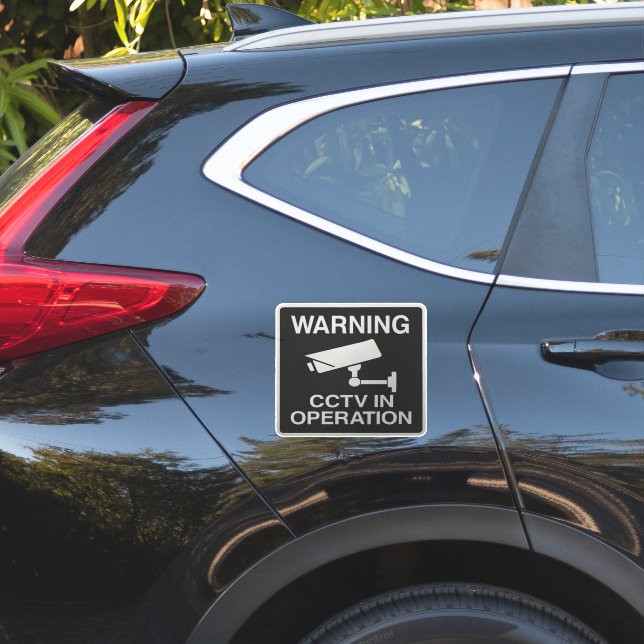 WARNING CCTV In Operation, Security Sign (Car Side)