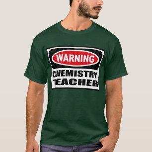 Warning CHEMISTRY TEACHER Men's Dark T-Shirt