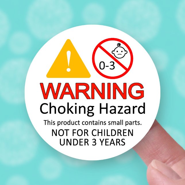 Warning Choking Hazard Not for Children Under 3 (Creator Uploaded)