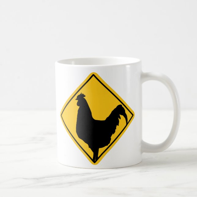 Warning; Cocky! Coffee Mug (Right)