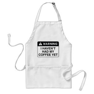 Warning Coffee Standard Apron