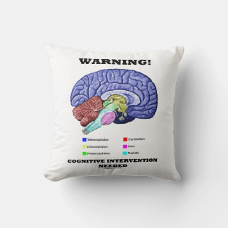 Warning! Cognitive Intervention Needed Brain Humou Cushion