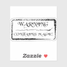 Warning: Contains Magic Sticker