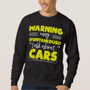 Warning Cool Cars And Auto Mechanic Tee