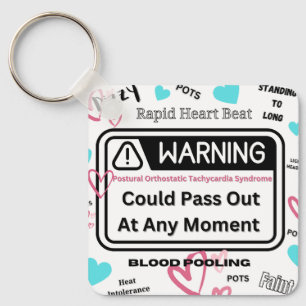 Warning! Could Pass Out Key Ring