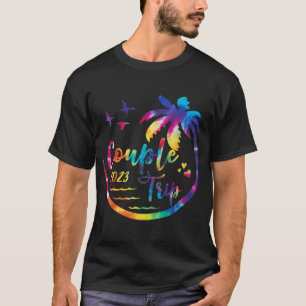 Warning Couple Trip In Progress Vacation Tie Dye B T-Shirt