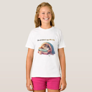 Warning: Cozy Vibes Only (The Cat Made Me Do It) T-Shirt