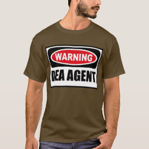 Warning DEA AGENT Men's Dark T-Shirt