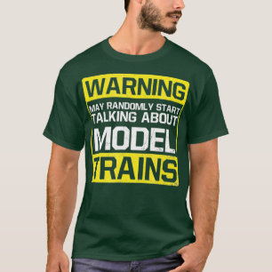 Warning Design Model Railroad T-Shirt