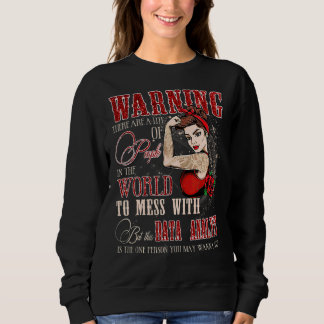 Warning Don't Mess With This Data Analyst Women's Sweatshirt