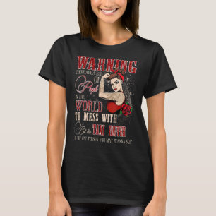 Warning Don't Mess With This Taxi Driver Women's D T-Shirt