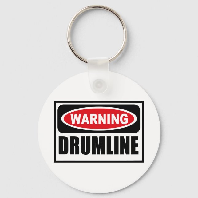 Warning DRUMLINE Key Chain (Front)