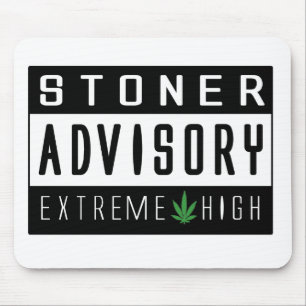 Warning Extreme High Mouse Mat