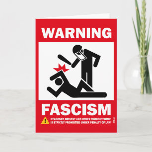 Warning: Fascism Card