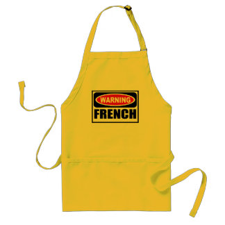Warning FRENCH Apron