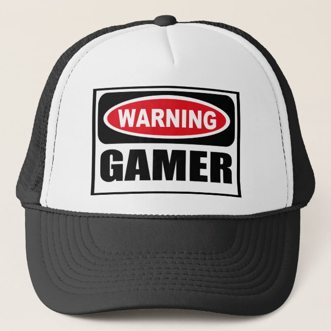 Warning GAMER Hat (Front)