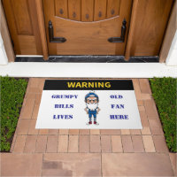 Warning Grumpy Old Bills Fan Lives Here
