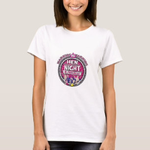 Warning Hen Night In Progress T-Shirt