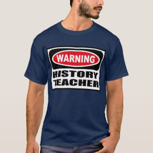 Warning HISTORY TEACHER Men's Dark T-Shirt