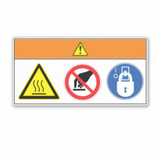 Warning/Hot Surface Label BQ46