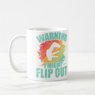 Warning I Might Flip Out Parkour Sport Coffee Mug