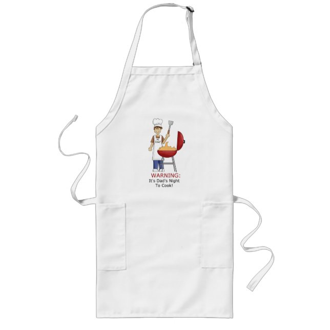 Warning: It's Dad's Night to Cook Apron (Front)