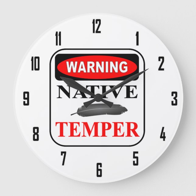 WARNING LARGE CLOCK (Front)