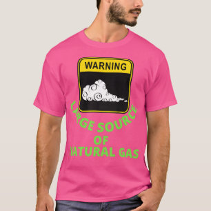 warning large source of natural gas 14 T-Shirt