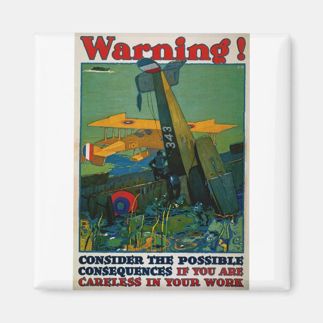 Warning! Magnet (Front)