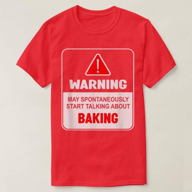 Warning May Spontaneously Start Talking About Baki T-Shirt (Design Front)