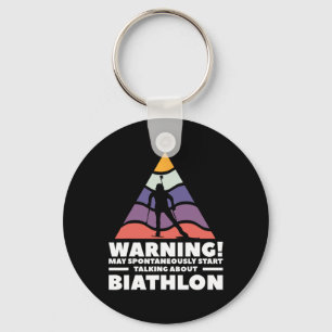 Warning May Spontaneously Start Talking About Biat Key Ring