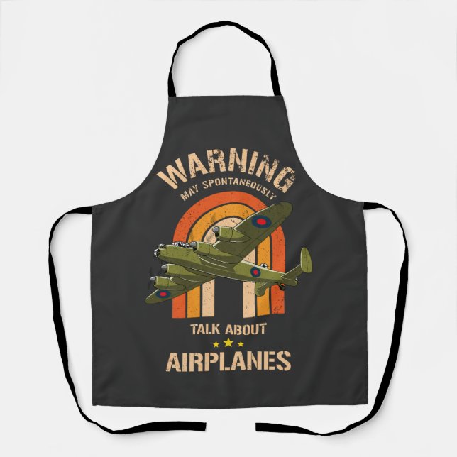 Warning May Spontaneously Talk About Aeroplanes  Apron (Front)