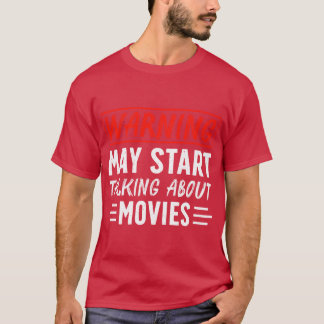 Warning May Startalking About Movies retro T-Shirt