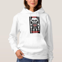 Warning: May Talk About AI White Hoodie