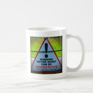 Warning - Motorsports Coffee Mug